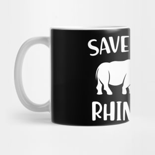 Rhino - Save the rhinos Mug